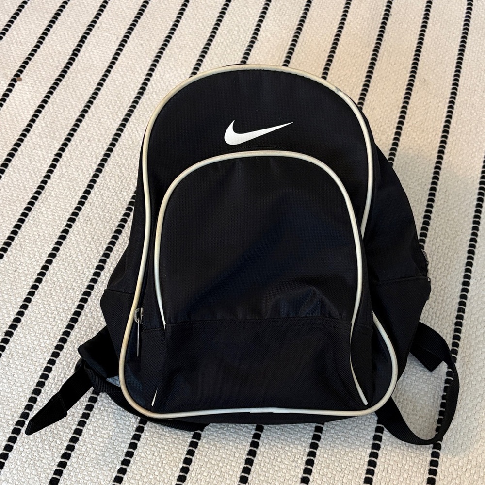Nike Black and White small Backpack